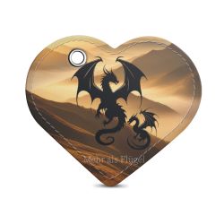 Key chain heart-shaped