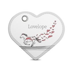 Key chain heart-shaped