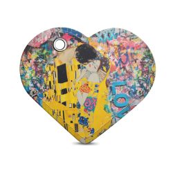 Key chain heart-shaped