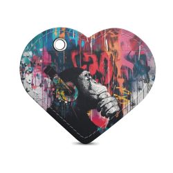 Key chain heart-shaped