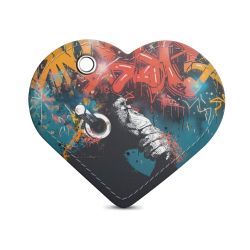 Key chain heart-shaped