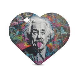 Key chain heart-shaped