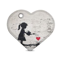 Key chain heart-shaped