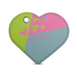 Key chain heart-shaped