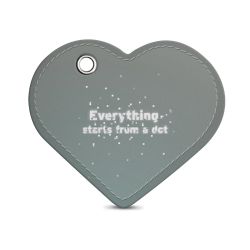 Key chain heart-shaped