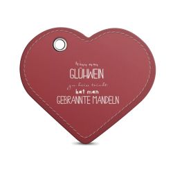 Schlüsselanhänger herzförmig