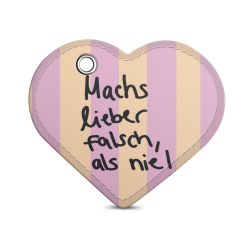 Schlüsselanhänger herzförmig