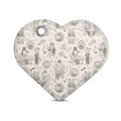 Key chain heart-shaped