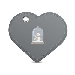 Key chain heart-shaped