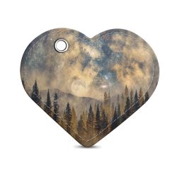 Key chain heart-shaped