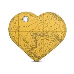 Key chain heart-shaped