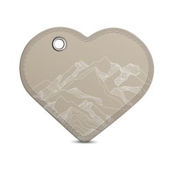 Key chain heart-shaped