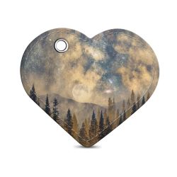 Key chain heart-shaped