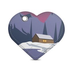 Key chain heart-shaped