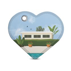 Key chain heart-shaped