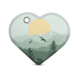 Key chain heart-shaped