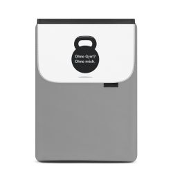 Wechselklappe für Laptop Bag black