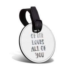 Luggage tag black