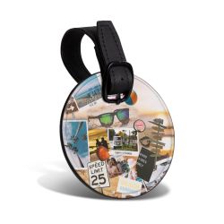 Luggage tag black