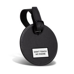 Luggage tag black