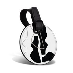 Luggage tag black