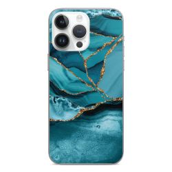 Eisblaue Marmor Landschaft