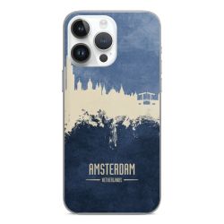 Amsterdam Skyline blauw