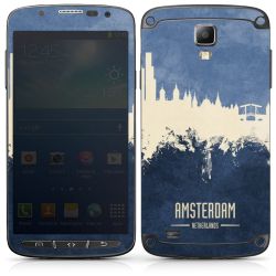 Amsterdam Skyline blauw