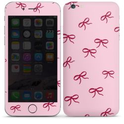 Schleifen Muster Rot Pink