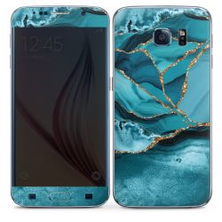 Eisblaue Marmor Landschaft