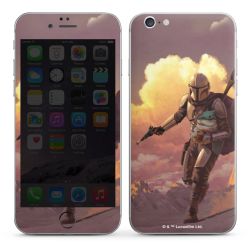 Les nuages ​​du coucher du soleil Mandalorien et Grogu