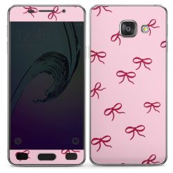 Schleifen Muster Rot Pink