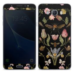 Wildblumen und Biene Schwarz