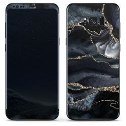 Donker marmer goud Glitterlook