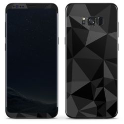 Motif Polygone Noir