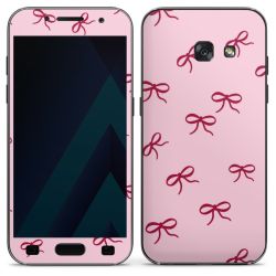 Schleifen Muster Rot Pink