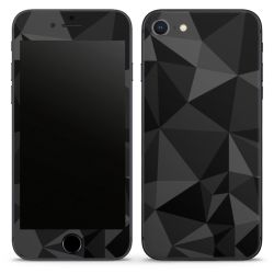 Motif Polygone Noir