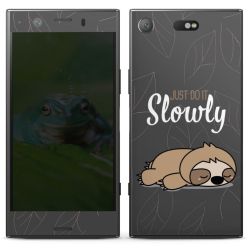 Just Do It Slowly Sloth Grey