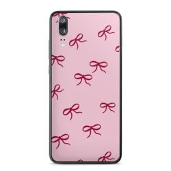 Bows Red Pink Pattern