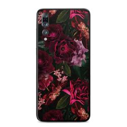 Dunkelrote und rosa Blüten