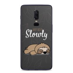 Just Do It Slowly Sloth Grey