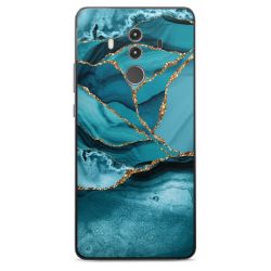 Paesaggio di marmo blu ghiaccio