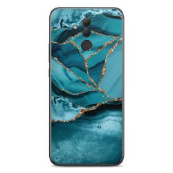 Paesaggio di marmo blu ghiaccio