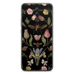 Fiori di campo e api nere