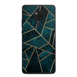 Imprimé or pierre sarcelle profond