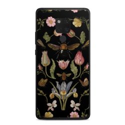 Wildblumen und Biene Schwarz