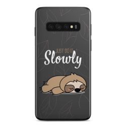 Just Do It Slowly Sloth Grey