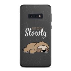 Just Do It Slowly Sloth Grey