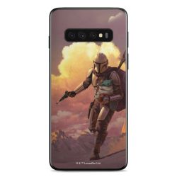 Der Mandalorianer und Grogu Sonnenguntergang Wolken