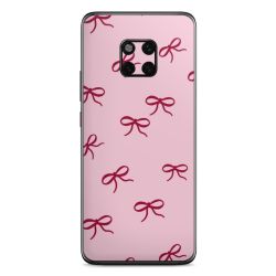 Schleifen Muster Rot Pink